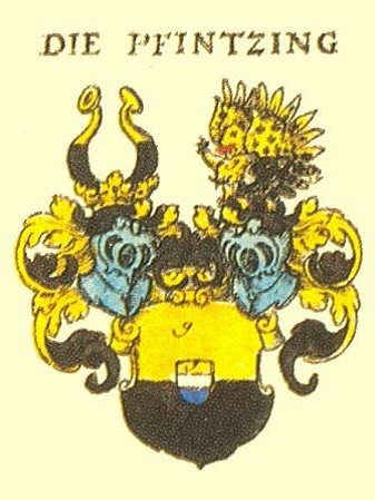 Das Wappen für die Familie von Pfinzing