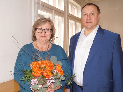 Amtsbotin Ingrid Welker in den Ruhestand verabschiedet