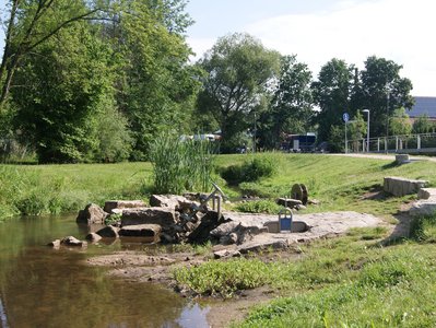 Wasserspielplatz am Gauchsbach ist wieder bespielbar